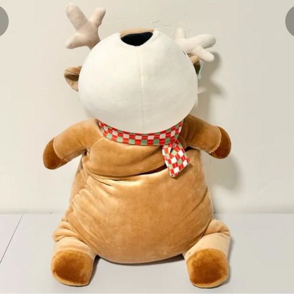 Pillowfort Brown and White Weighted Plush Deer - Picture 7 of 7